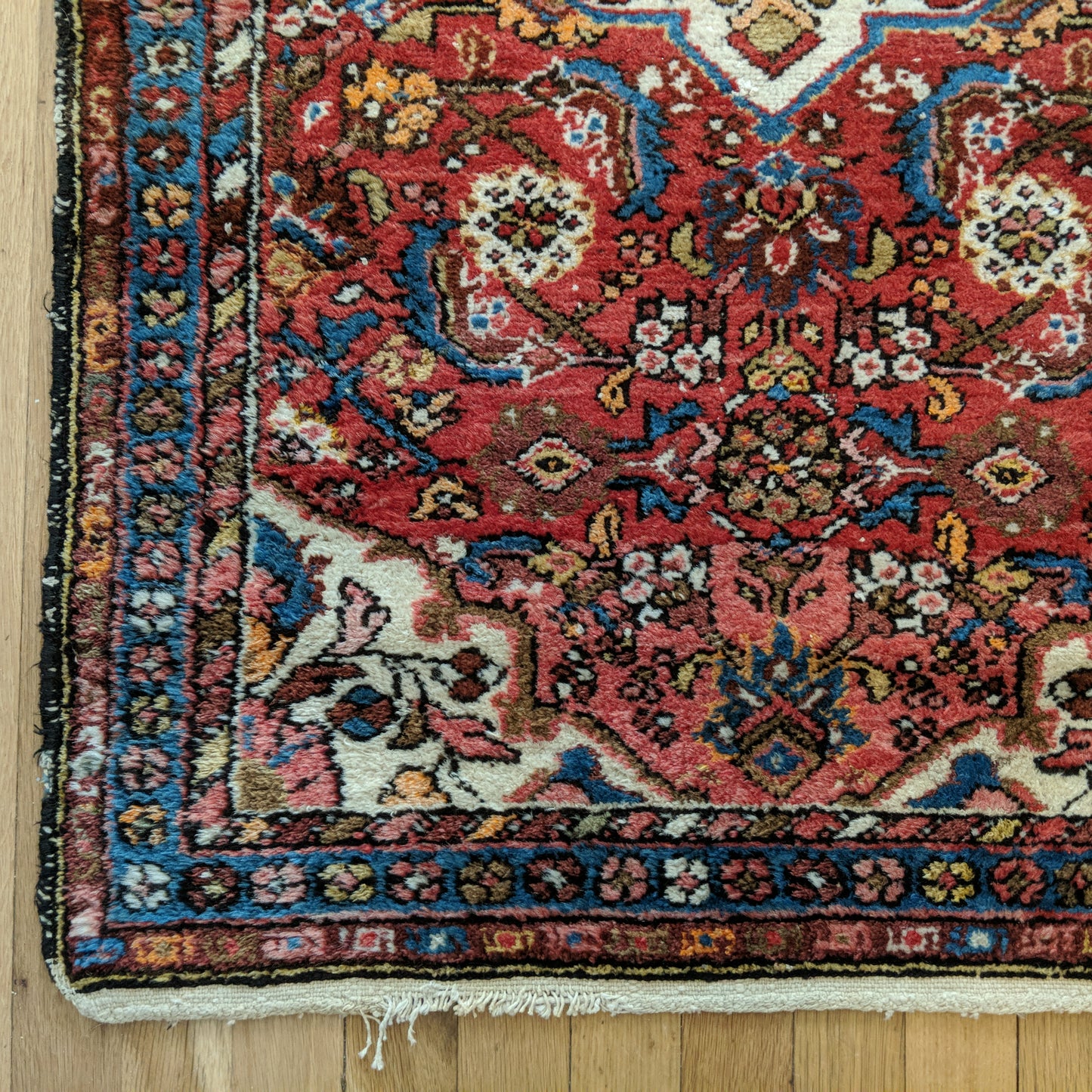 Vintage Rug, 2' 7 x 4' Red
