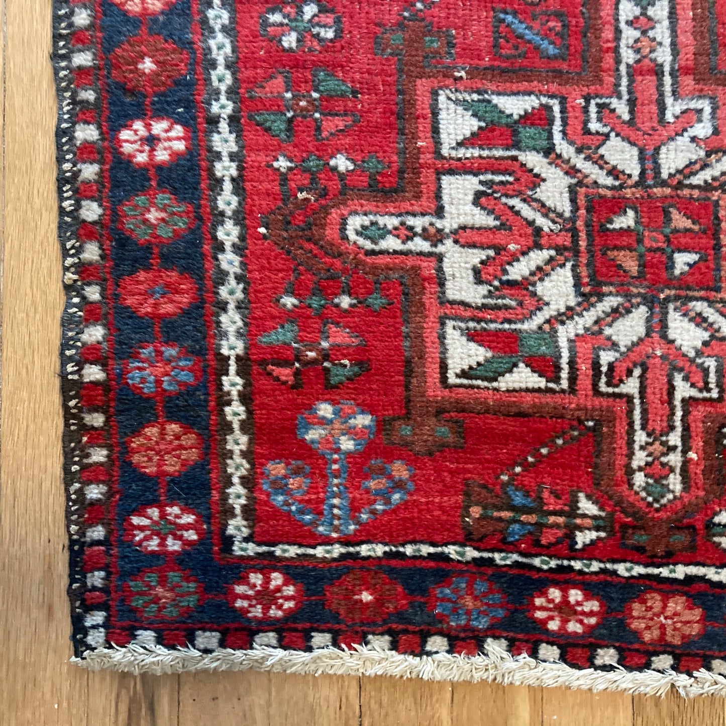 Vintage Rug, 2' 5 x 4' 8 Red