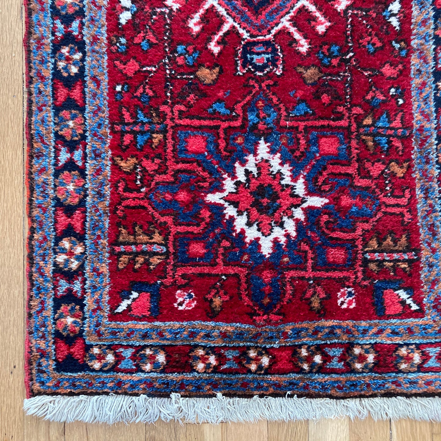 RESERVED Vintage Rug, 2' 6 x 8' 1 Red