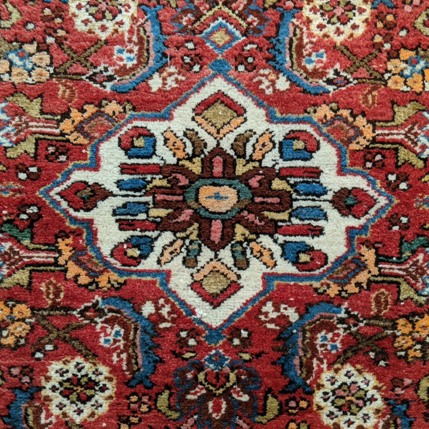 Vintage Rug, 2' 7 x 4' Red