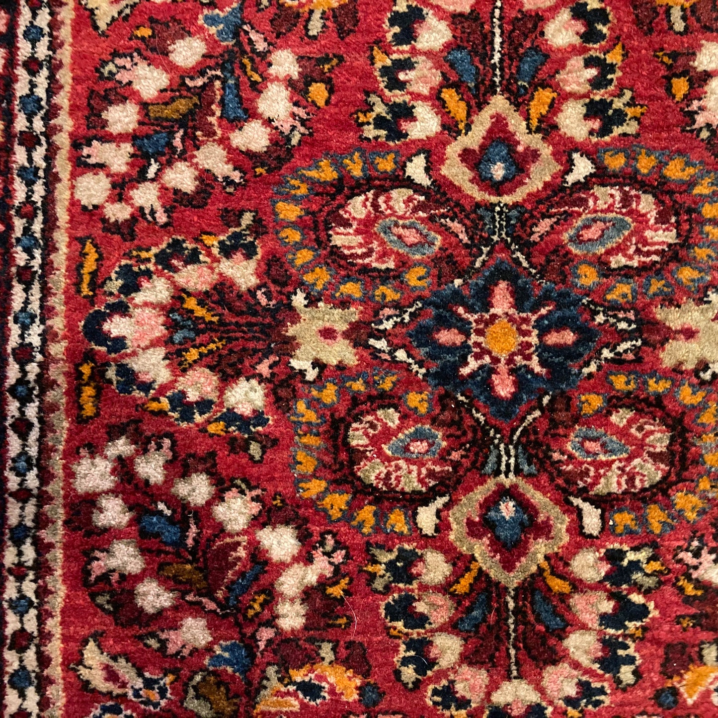 Vintage Rug, 2' 2 x 4' 1 Red