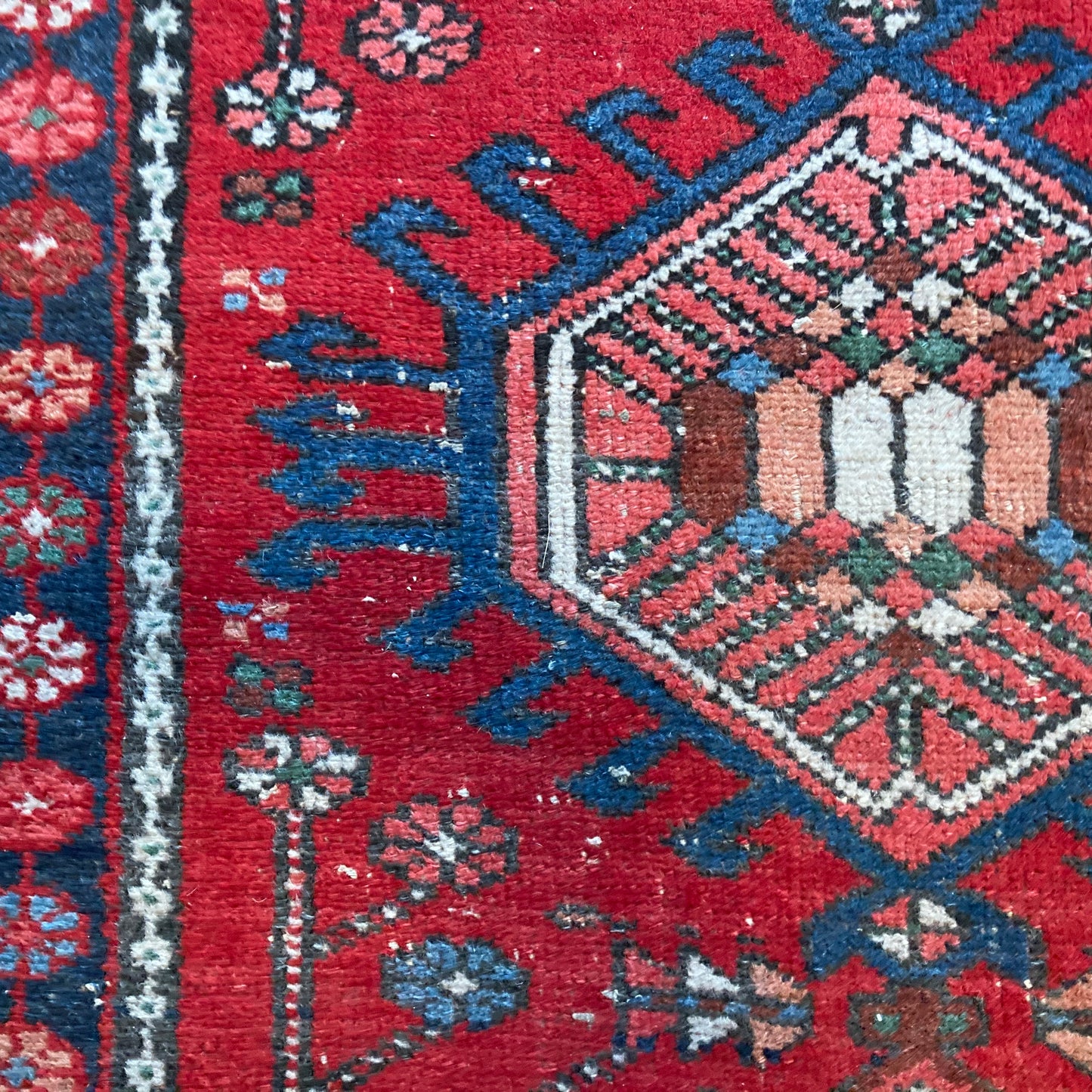 Vintage Rug, 2' 5 x 4' 8 Red