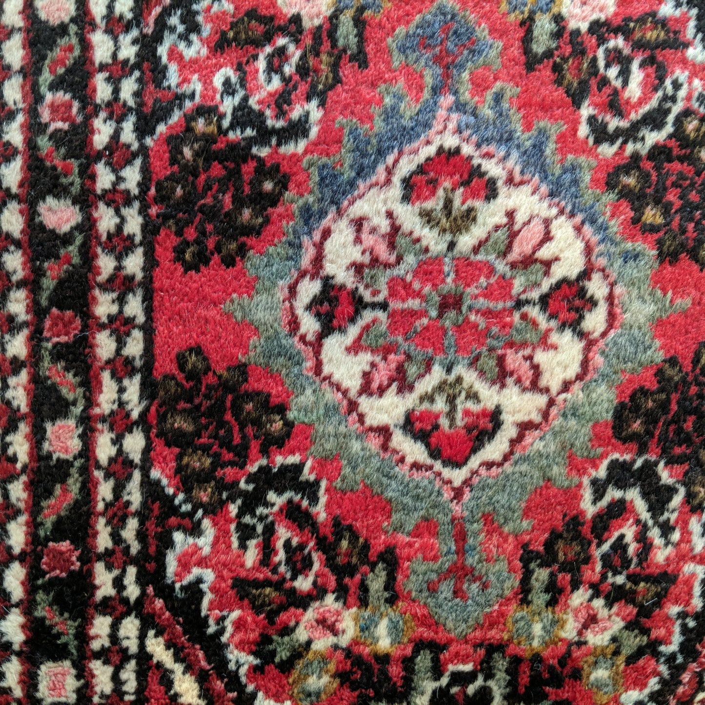 Vintage Rug, 1' 6 x 2' 2 Red