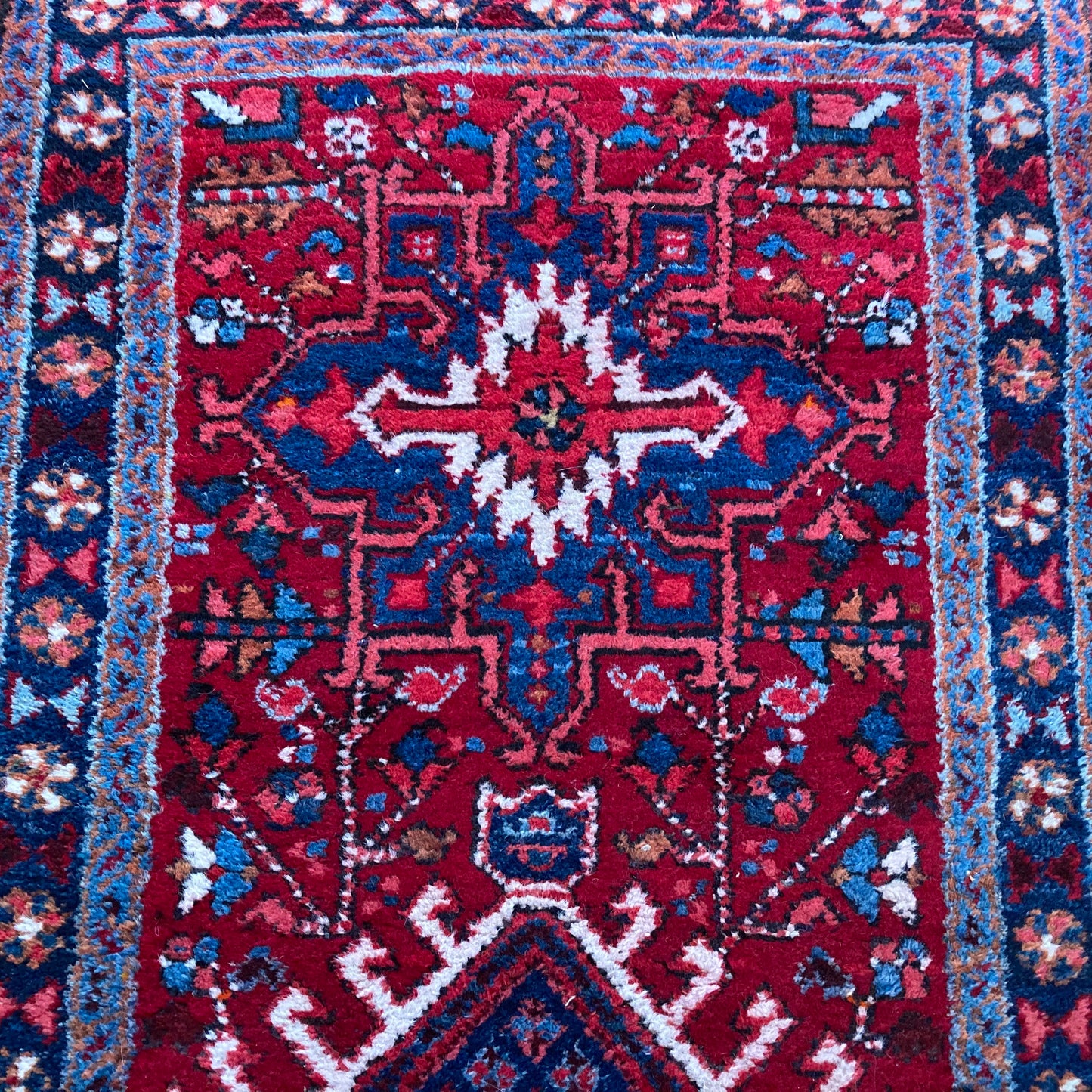 RESERVED Vintage Rug, 2' 6 x 8' 1 Red