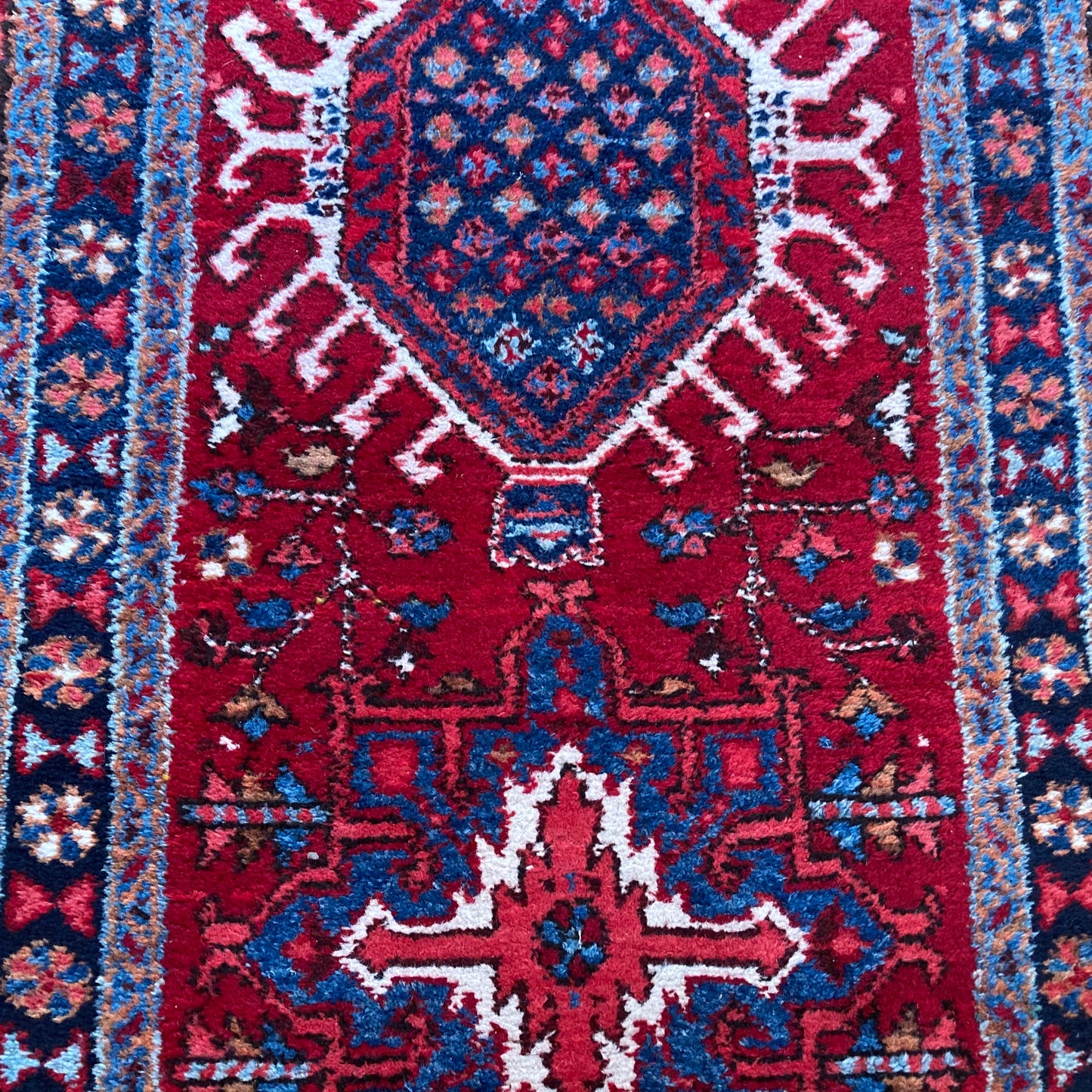 RESERVED Vintage Rug, 2' 6 x 8' 1 Red