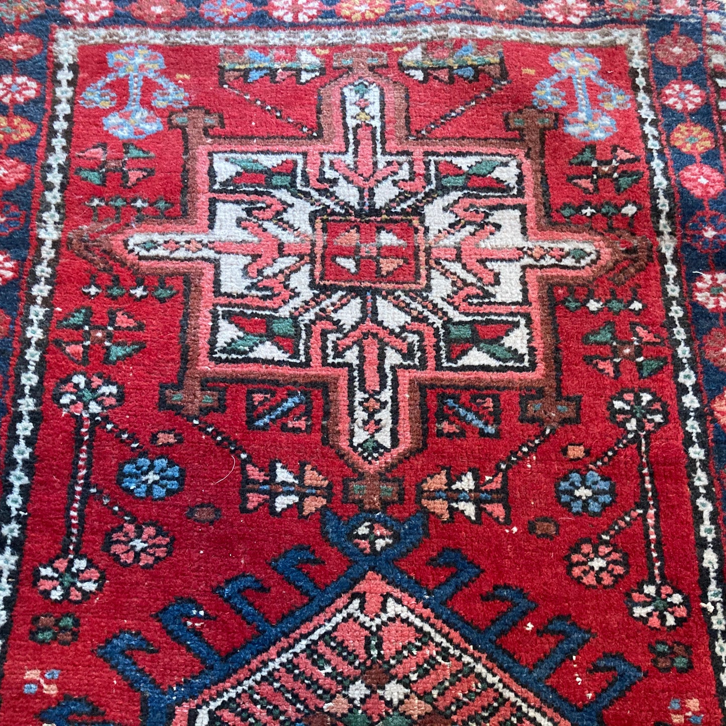 Vintage Rug, 2' 5 x 4' 8 Red