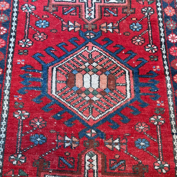 Vintage Rug, 2' 5 x 4' 8 Red