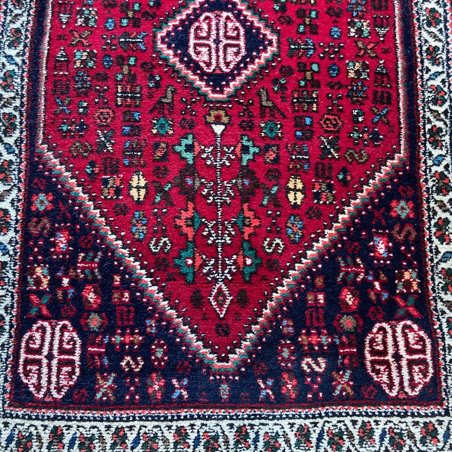 Vintage Rug, 1' 11 x 3' 5 Red