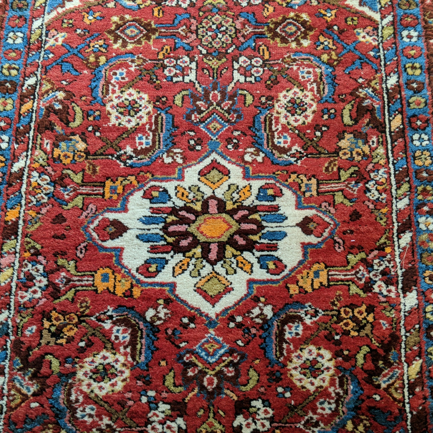 Vintage Rug, 2' 7 x 4' Red