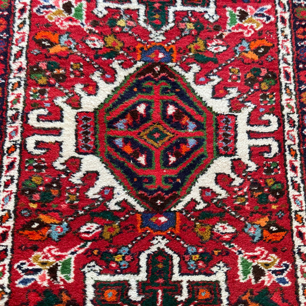 Vintage Rug, 2' 6 x 4' 4 Red