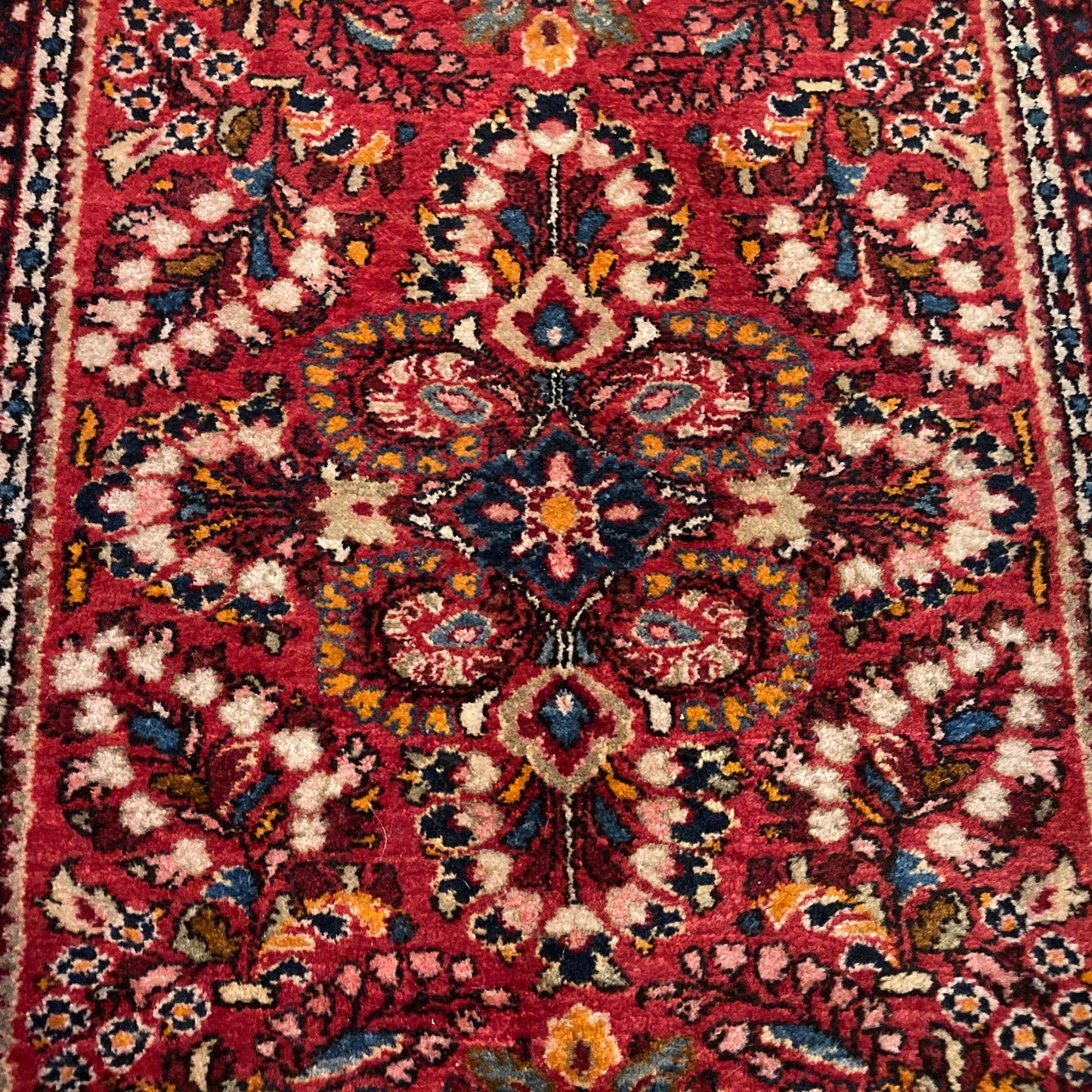 Vintage Rug, 2' 2 x 4' 1 Red
