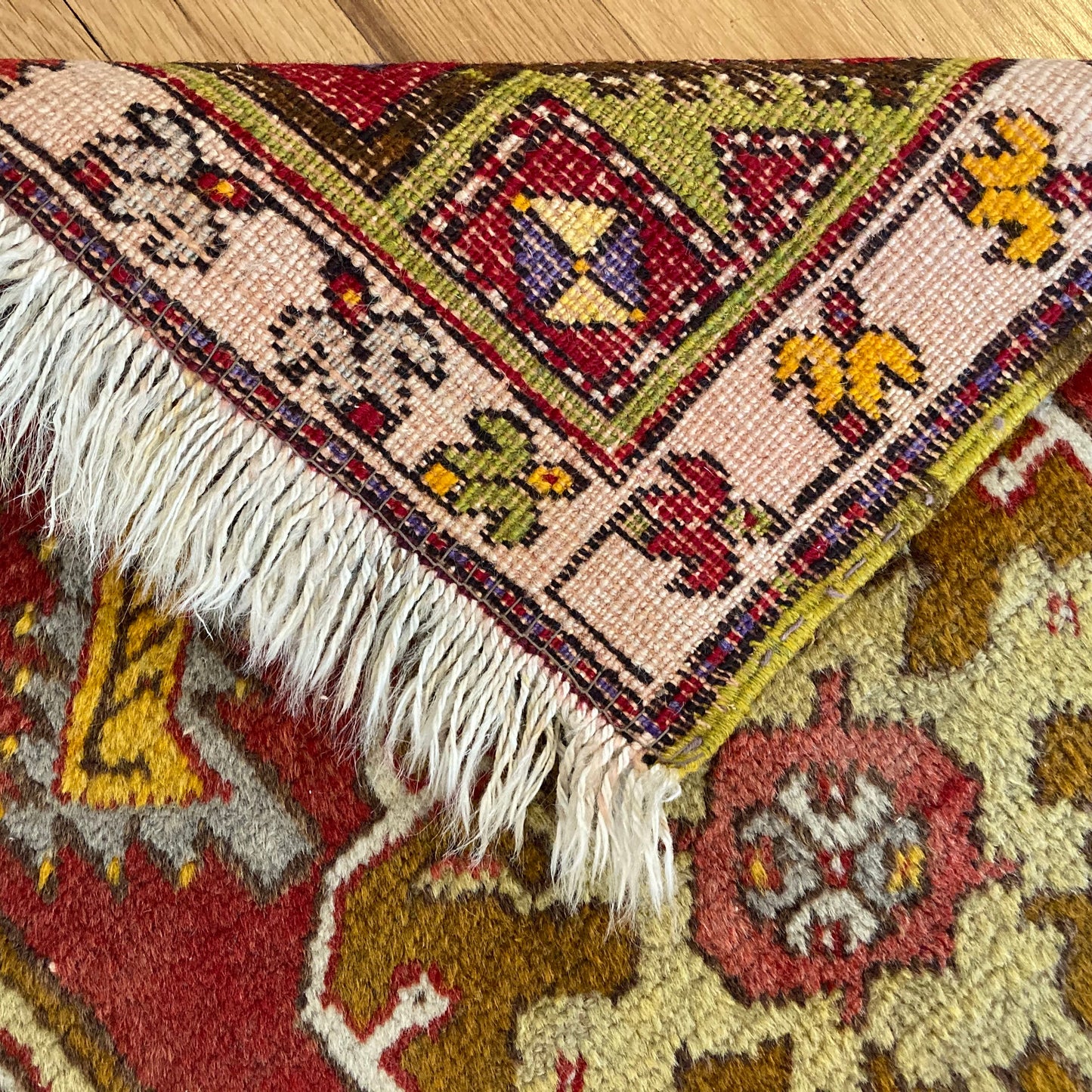 Turkish Rug, 1' 7 x 2' 5 Red Yastik