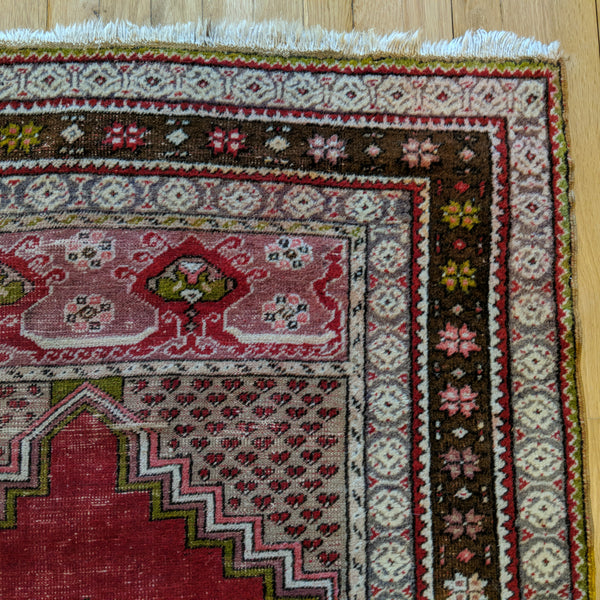 Turkish Rug, 3' 7 x 5' 10 Red - Jessie's Oriental Rugs