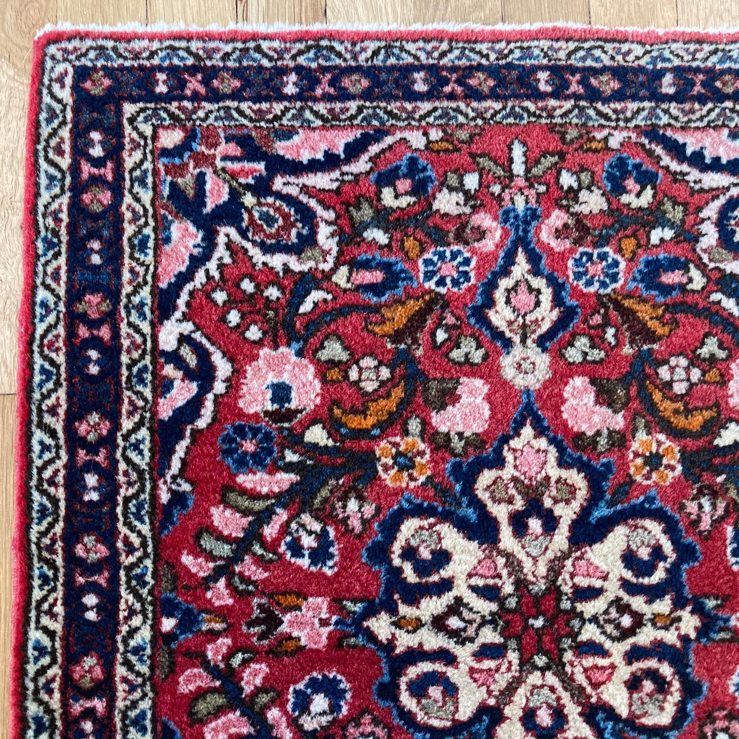 Vintage Rug, 2' 1 x 2' 7 Red