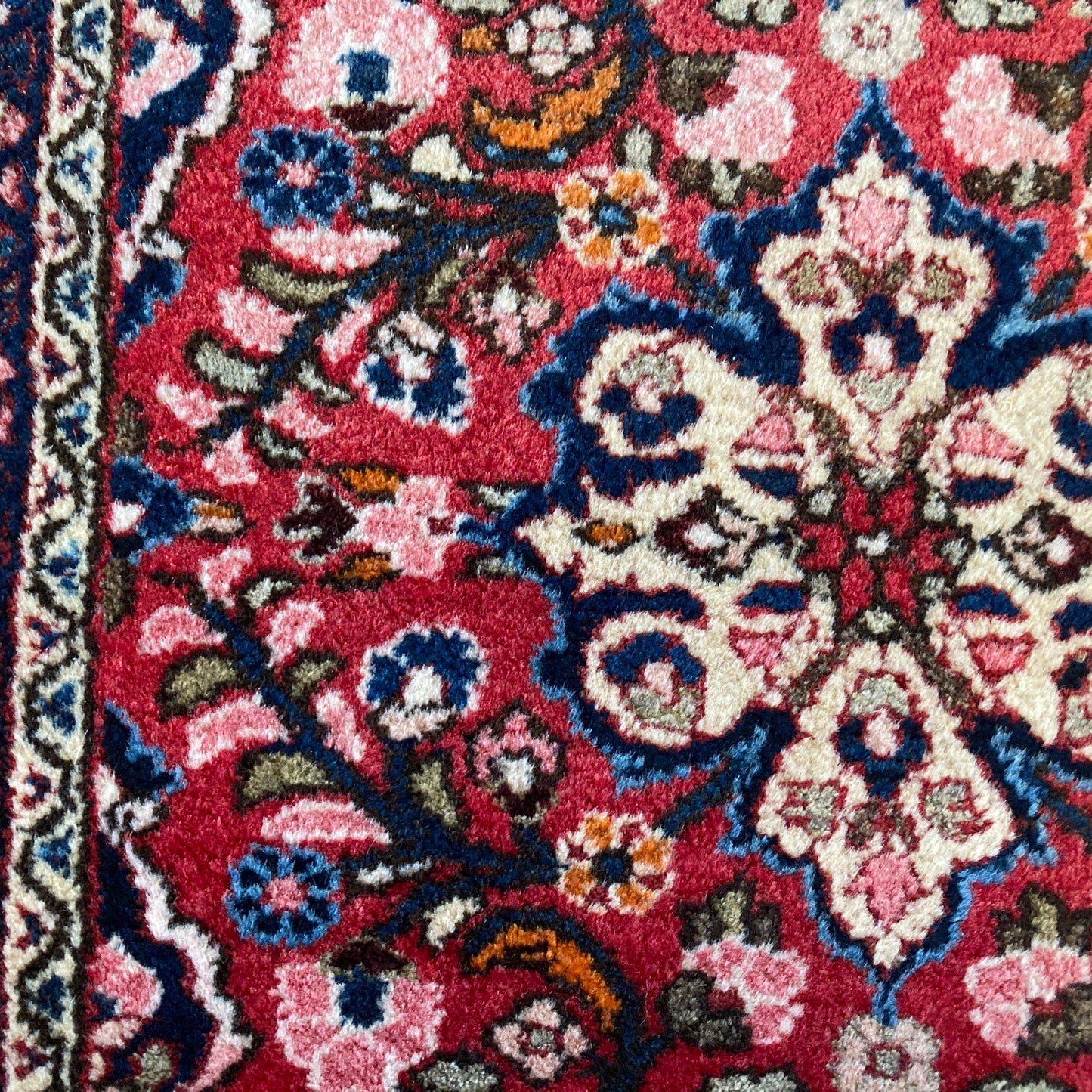 Vintage Rug, 2' 1 x 2' 7 Red