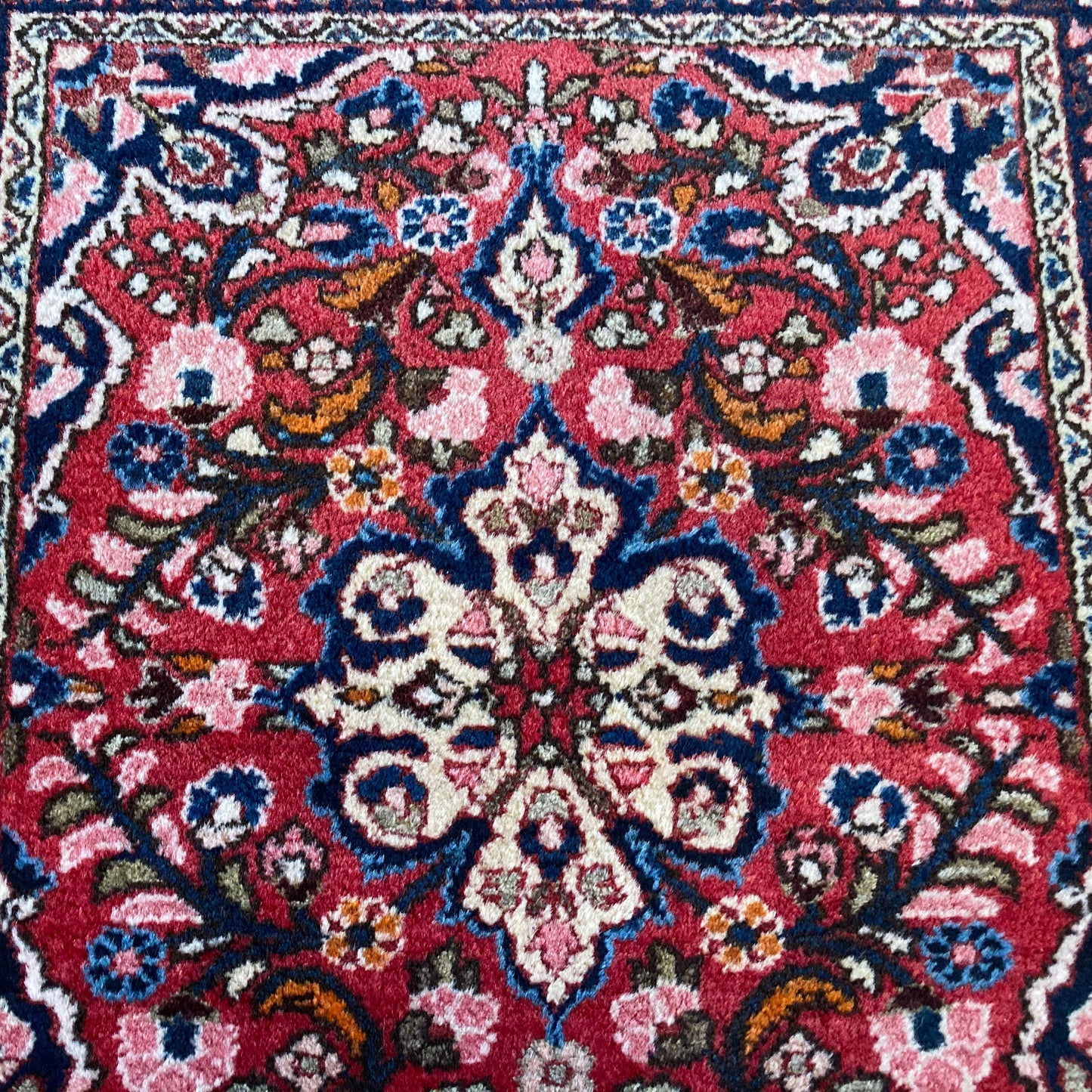 Vintage Rug, 2' 1 x 2' 7 Red
