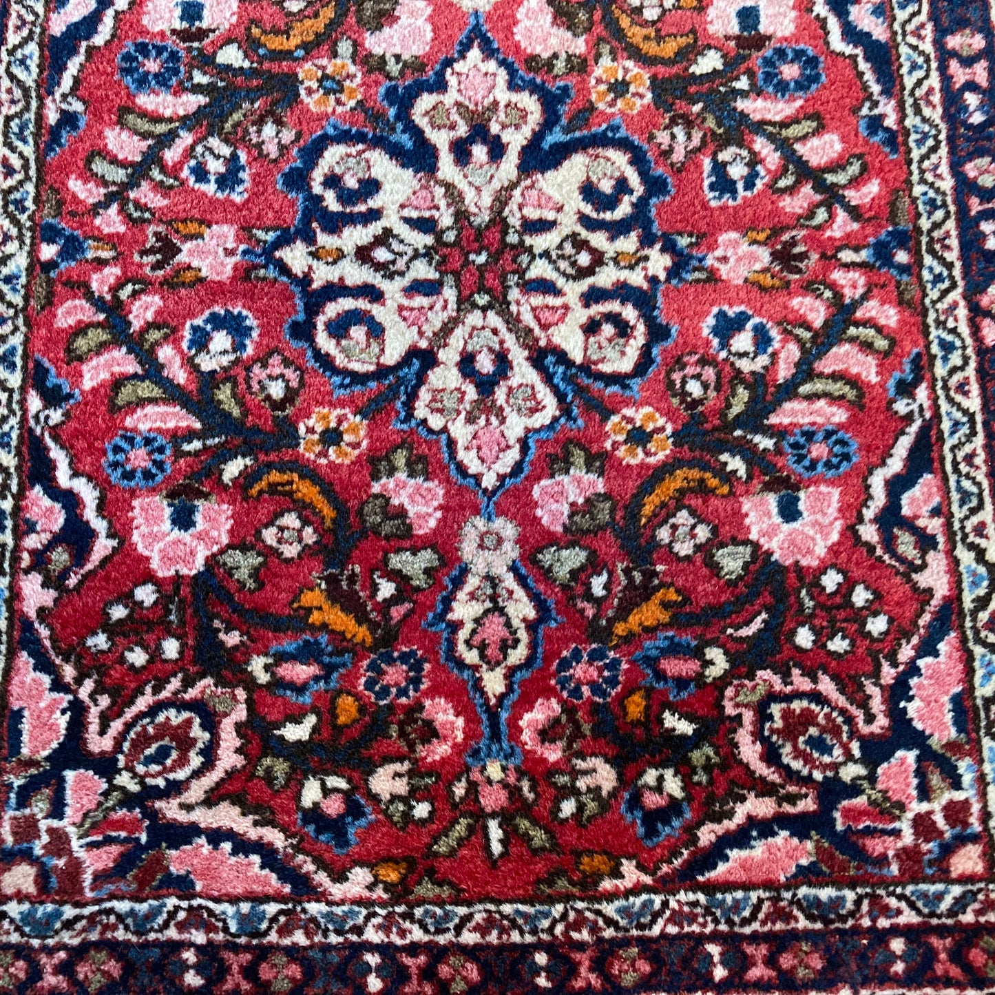 Vintage Rug, 2' 1 x 2' 7 Red