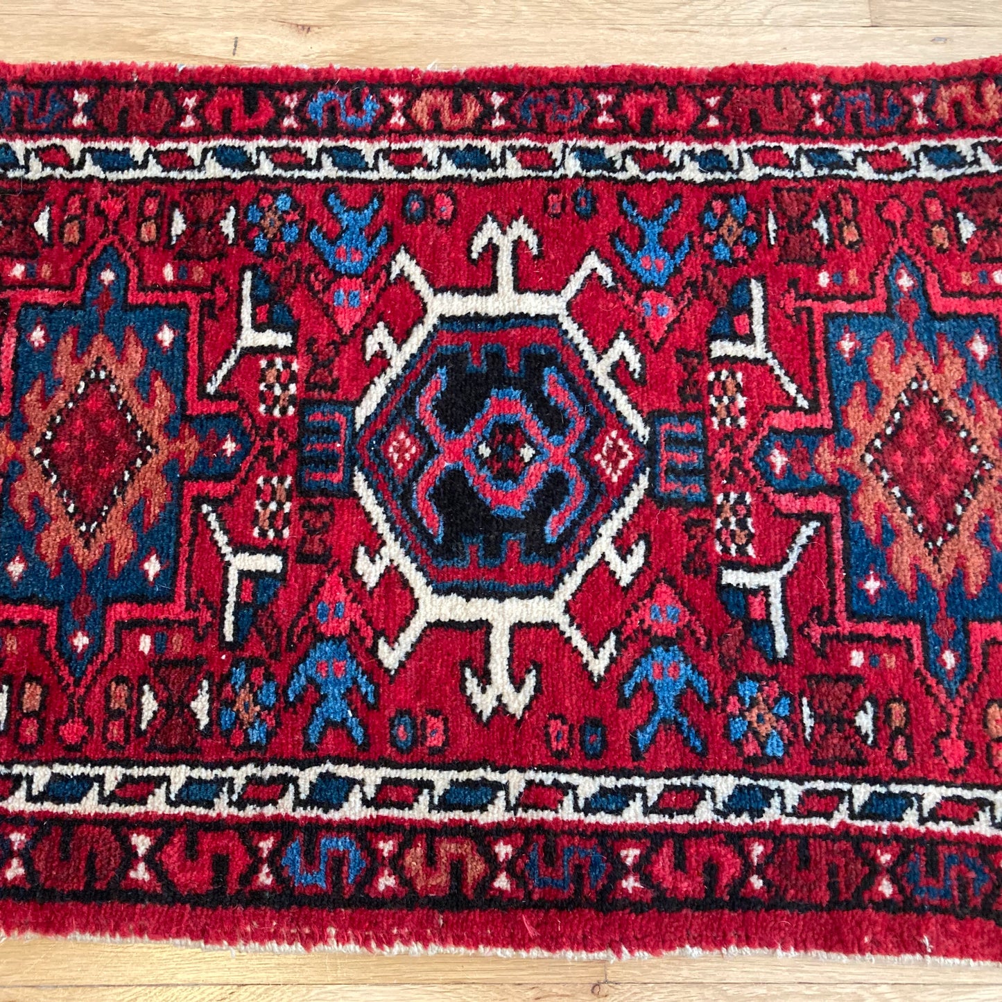 Vintage Rug, 1' 10 x 2' 10 Red