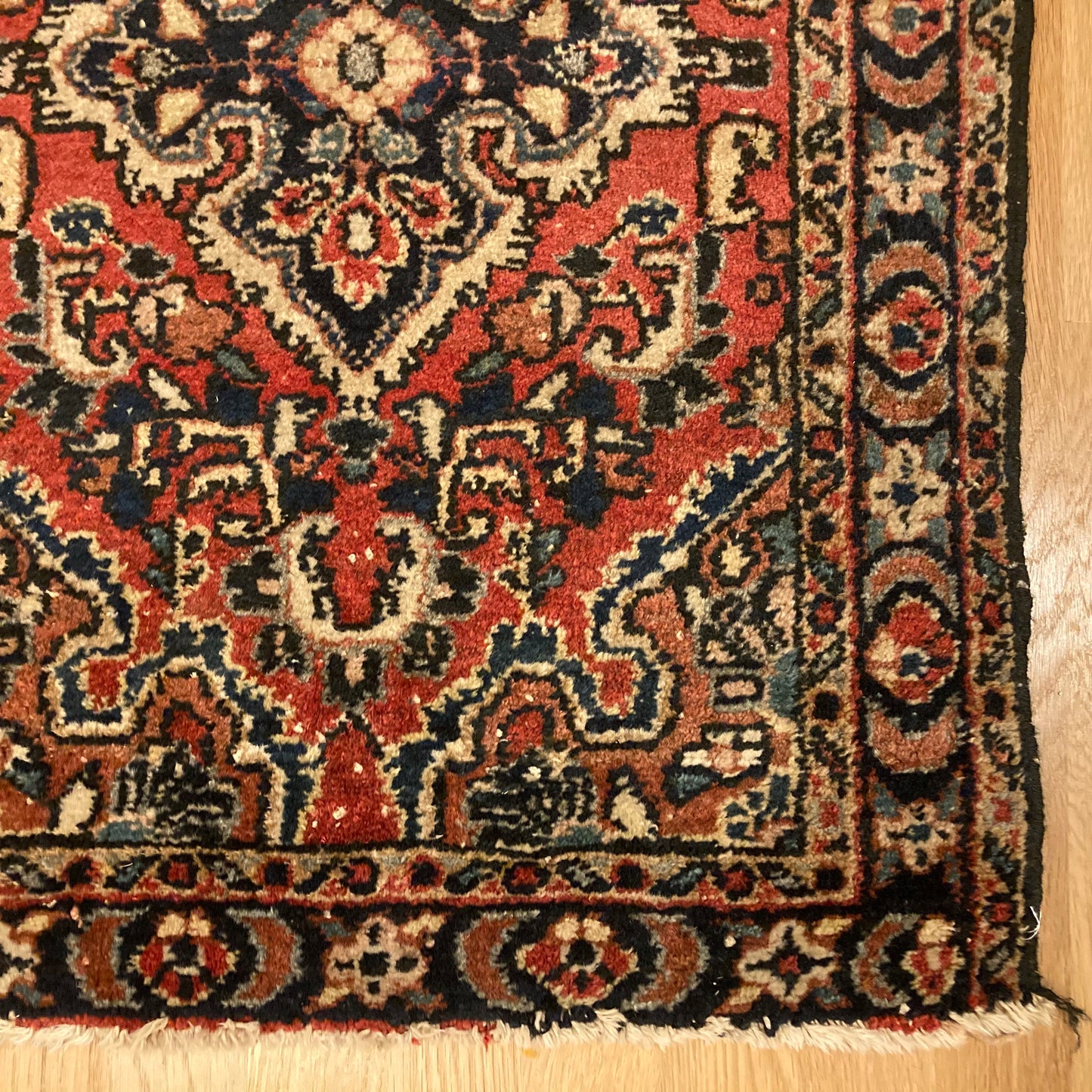 Vintage Rug, 1' 11 x 2' 9 Red
