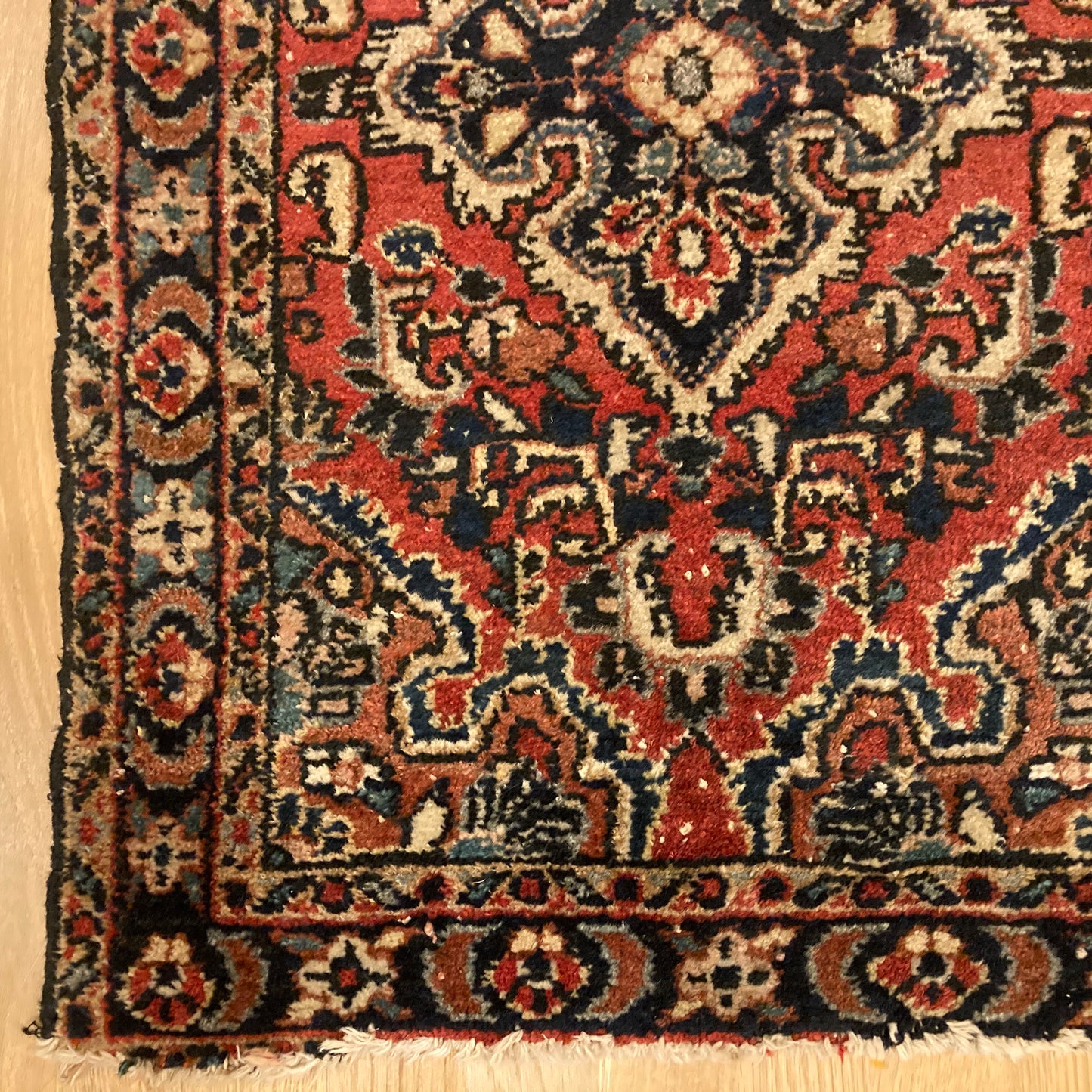 Vintage Rug, 1' 11 x 2' 9 Red