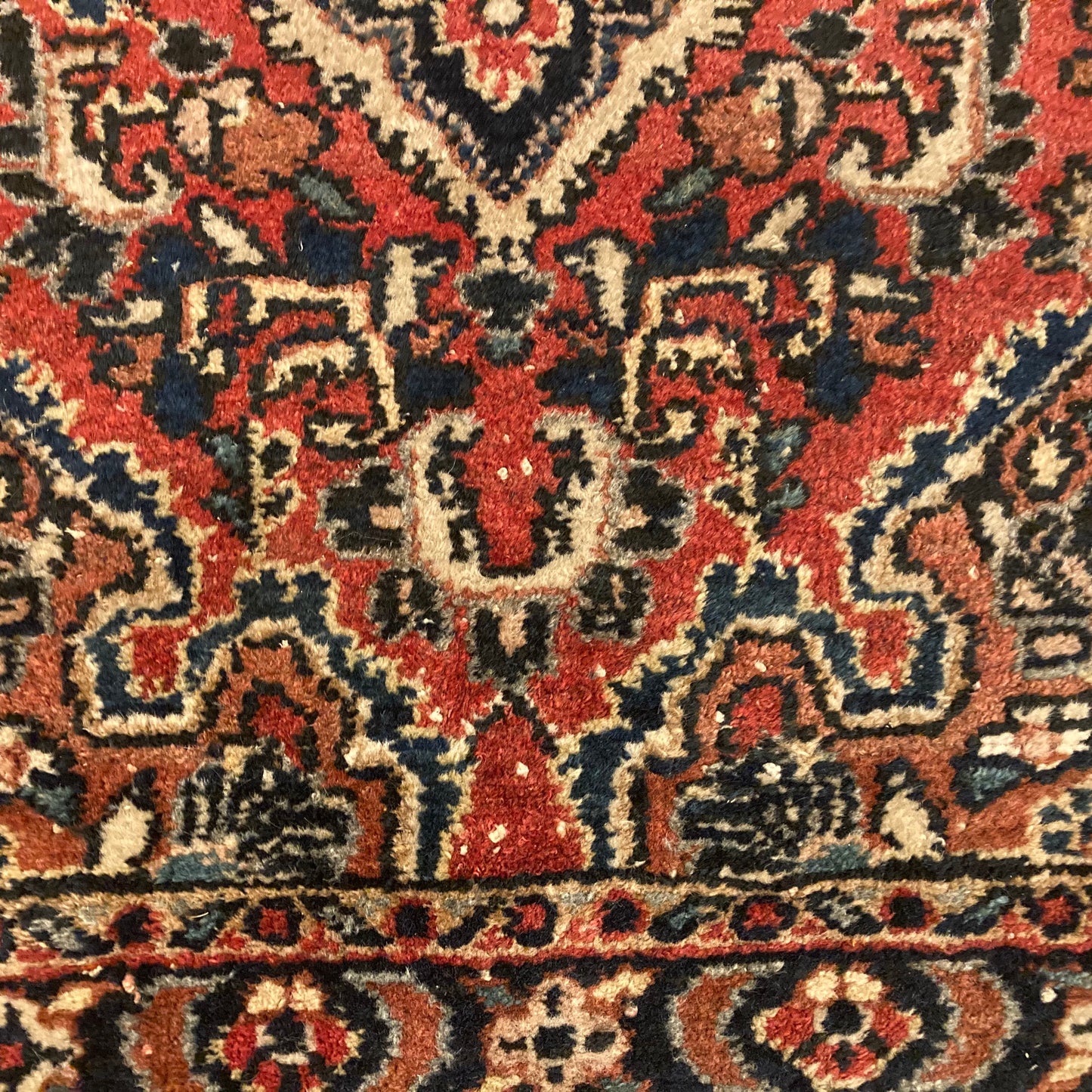 Vintage Rug, 1' 11 x 2' 9 Red