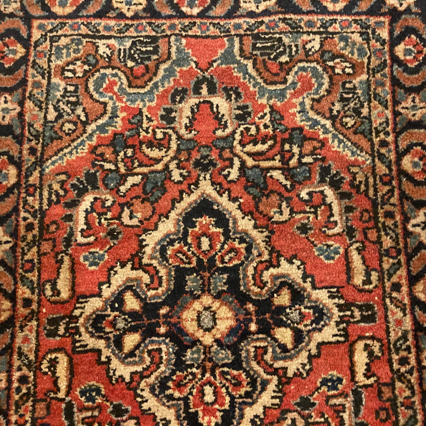 Vintage Rug, 1' 11 x 2' 9 Red