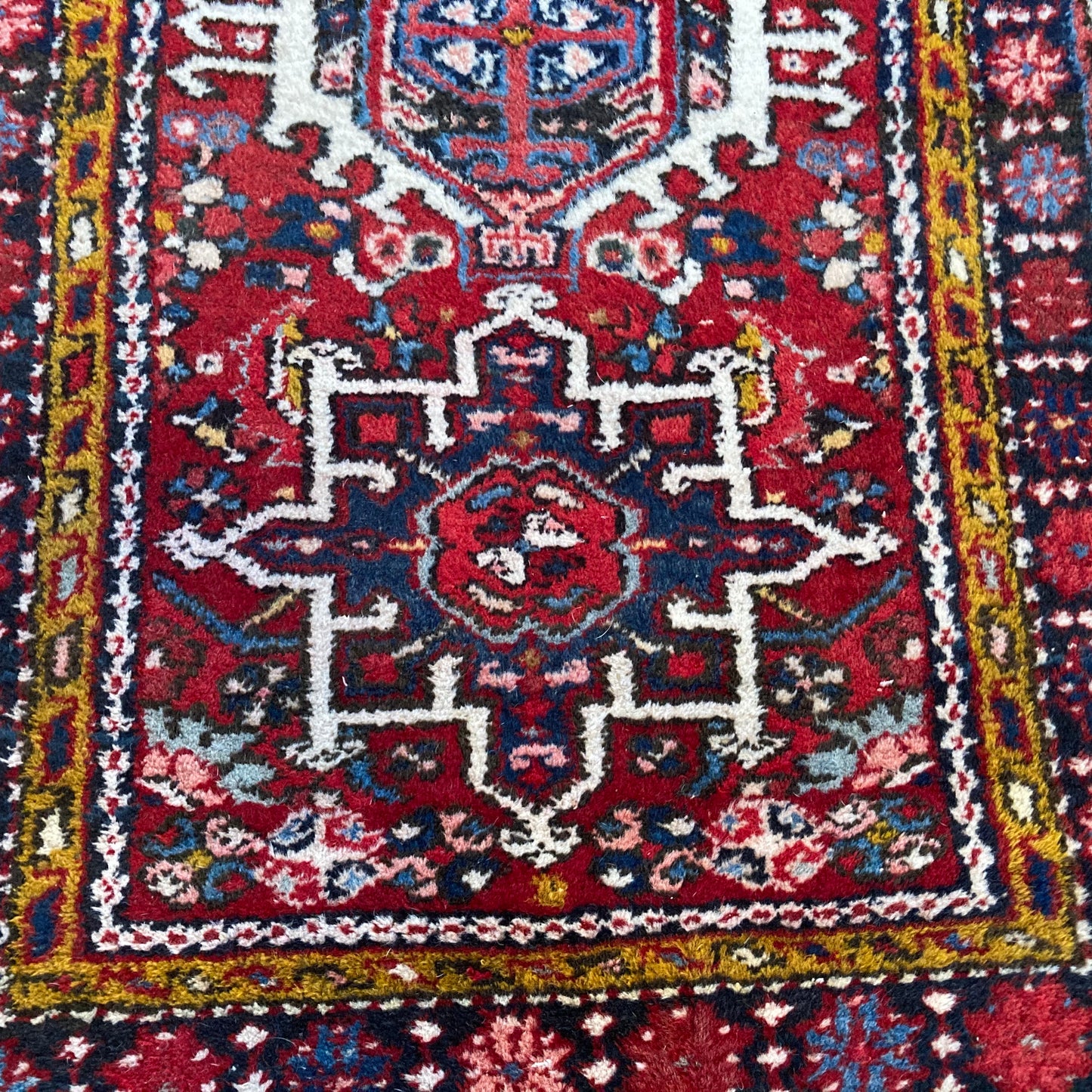 Vintage Rug, 2' 5 x 4' Red