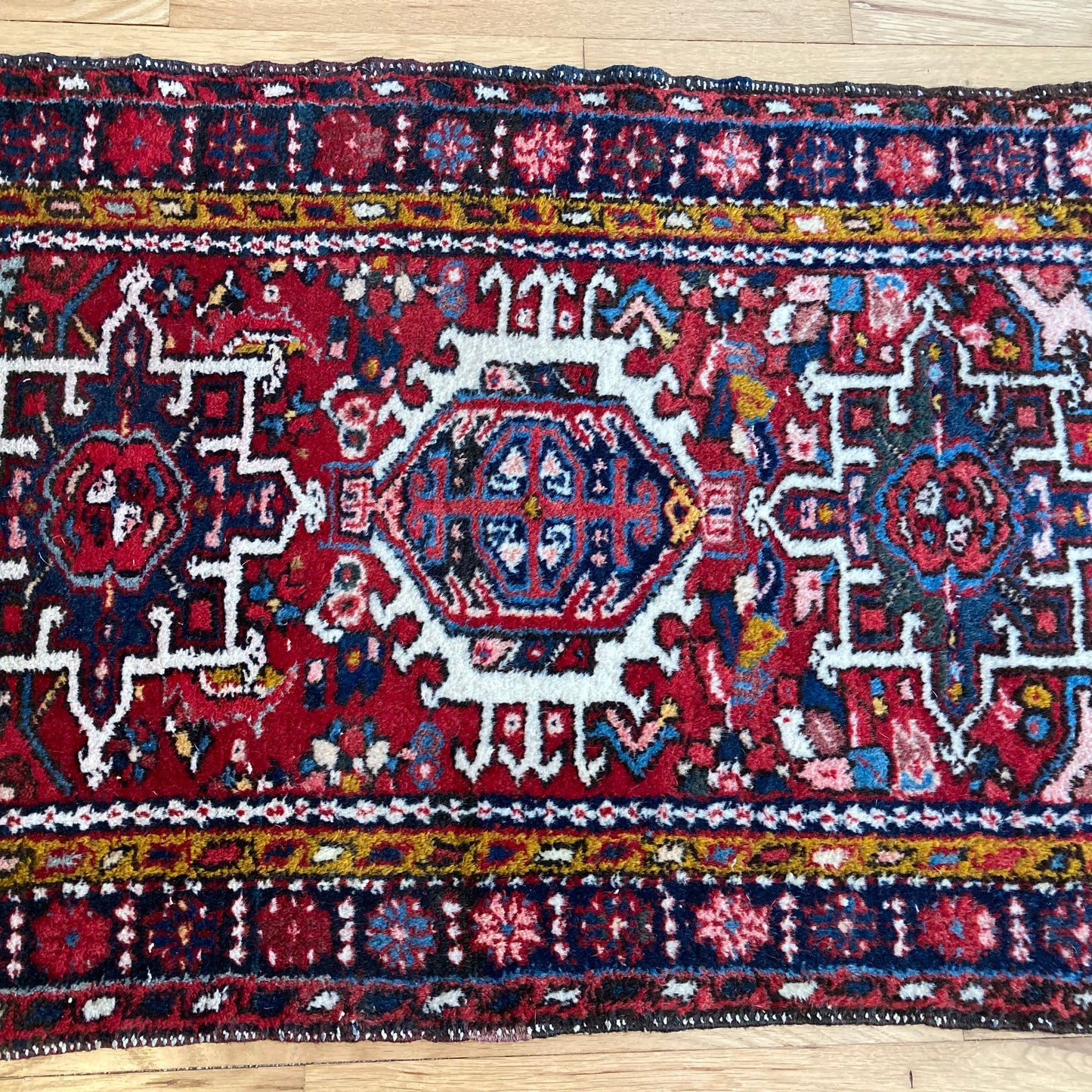 Vintage Rug, 2' 5 x 4' Red