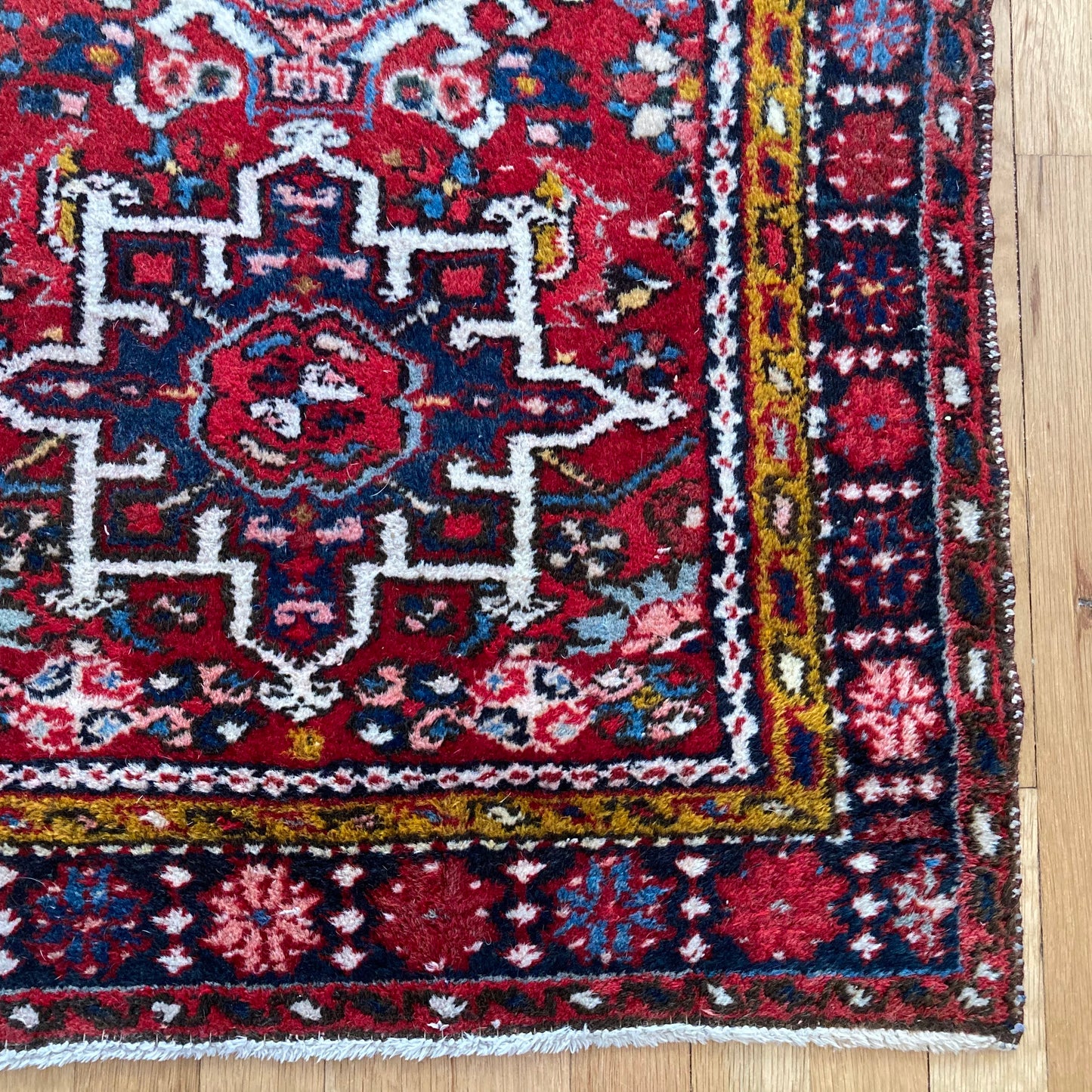Vintage Rug, 2' 5 x 4' Red