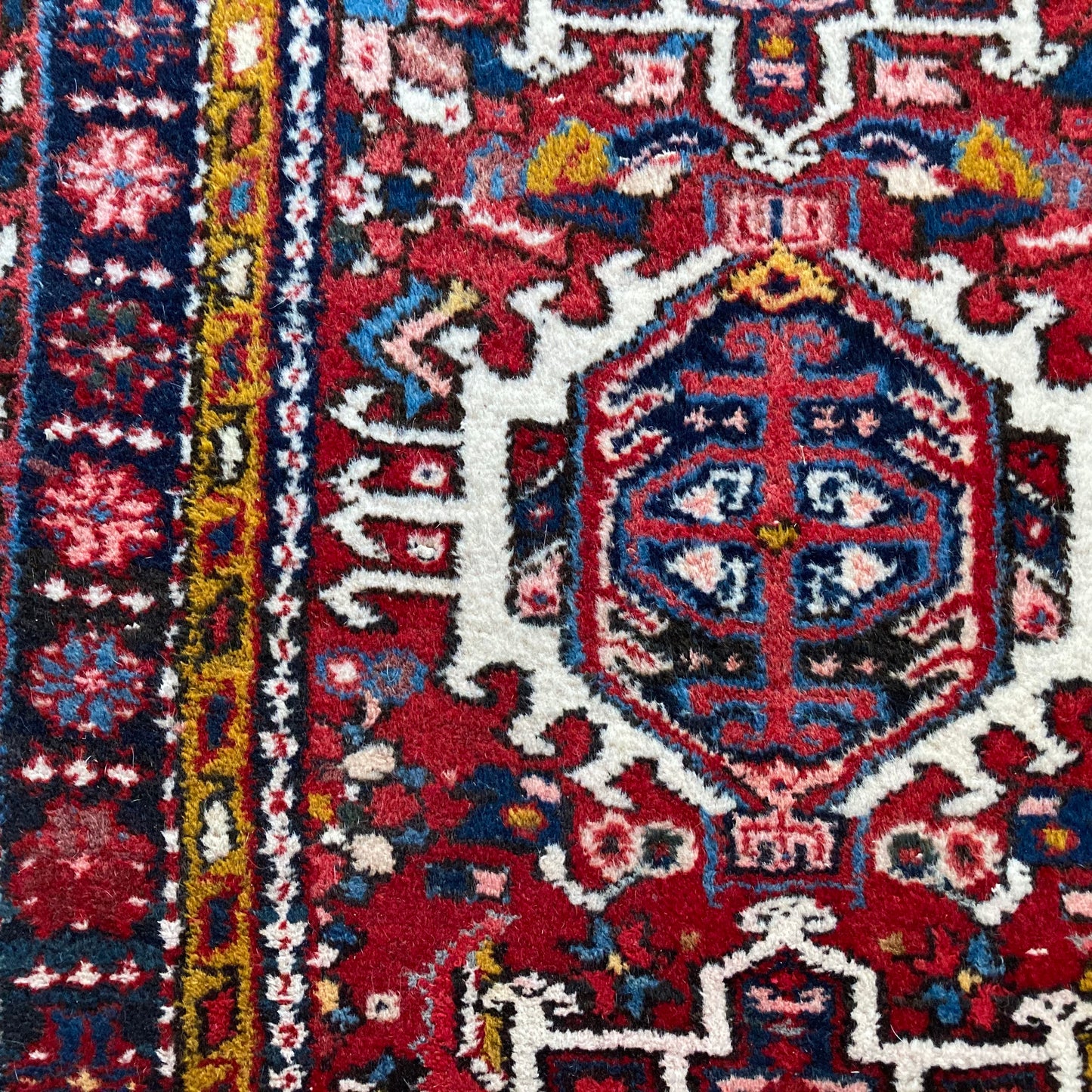 Vintage Rug, 2' 5 x 4' Red