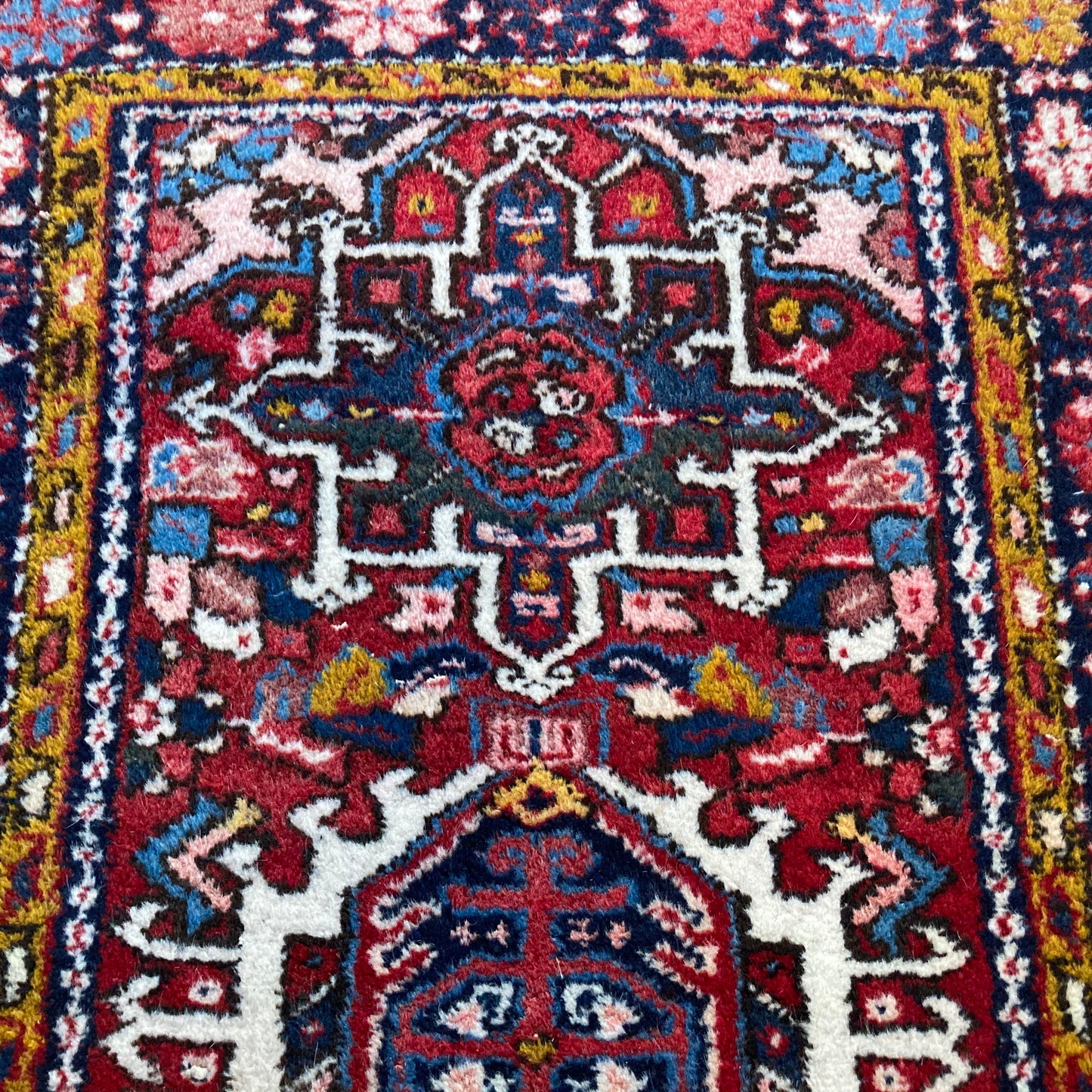 Vintage Rug, 2' 5 x 4' Red