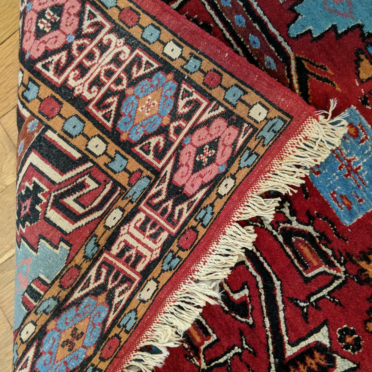 Tribal Rug, 3' 3 x 5' 3 Red