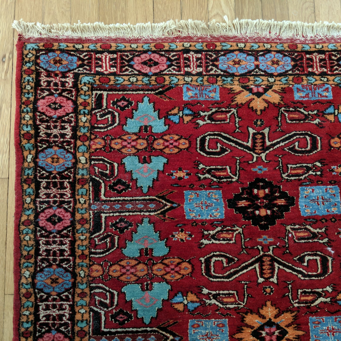 Tribal Rug, 3' 3 x 5' 3 Red