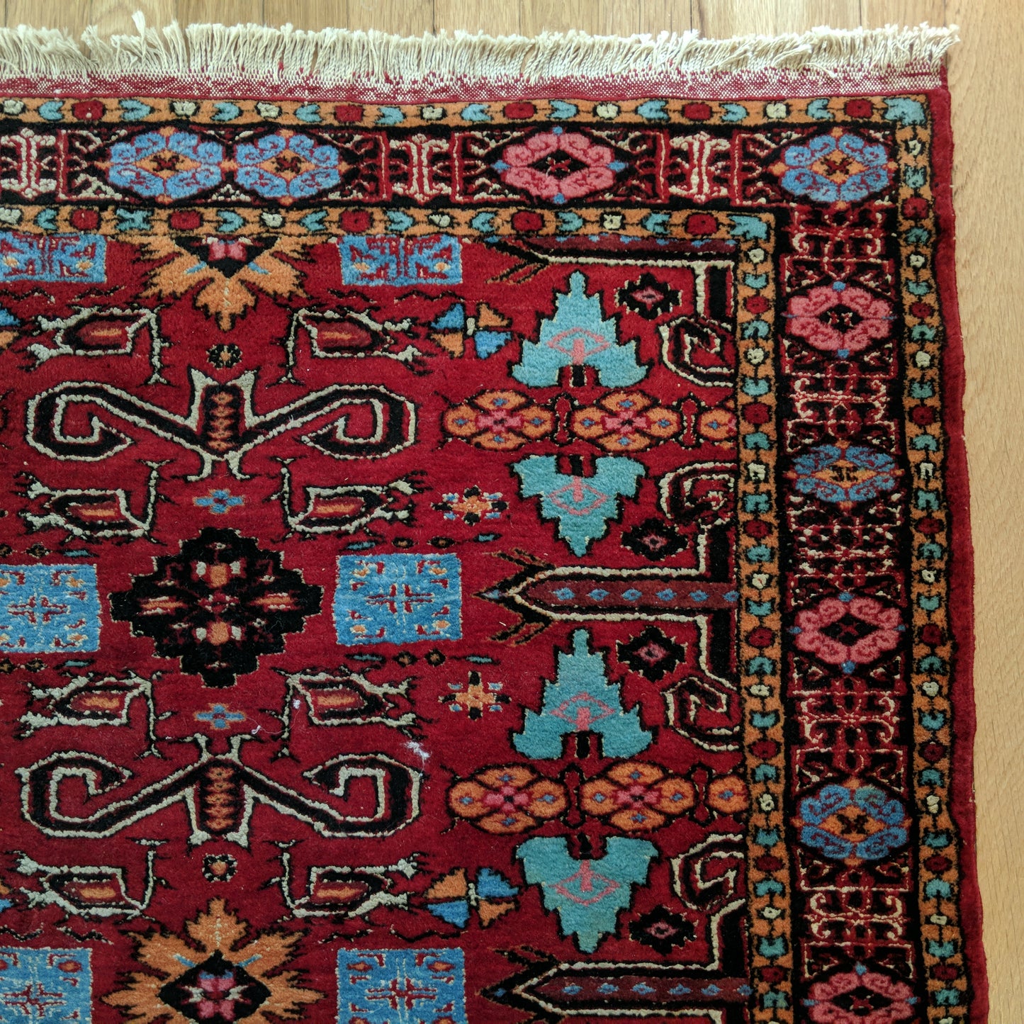 Tribal Rug, 3' 3 x 5' 3 Red