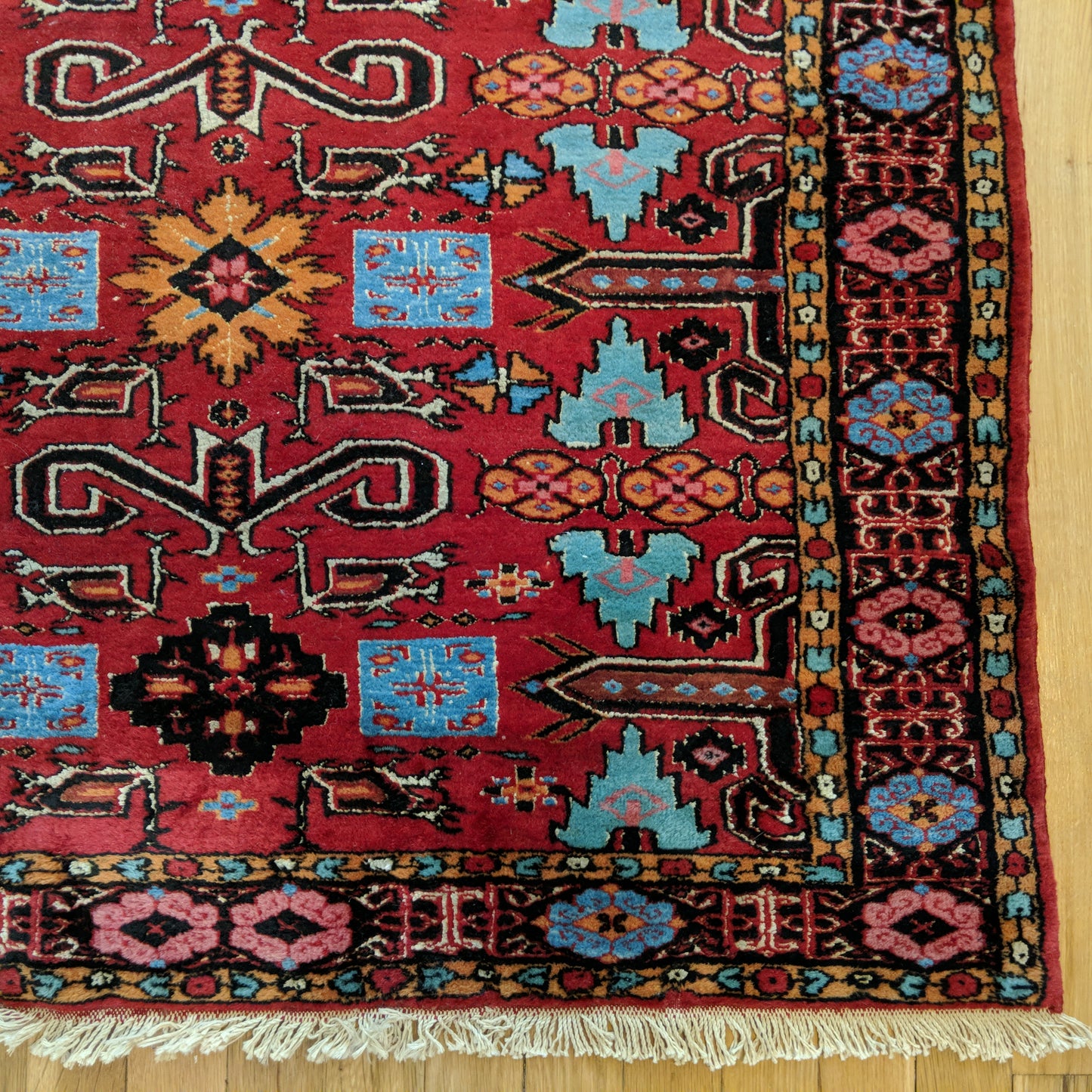 Tribal Rug, 3' 3 x 5' 3 Red