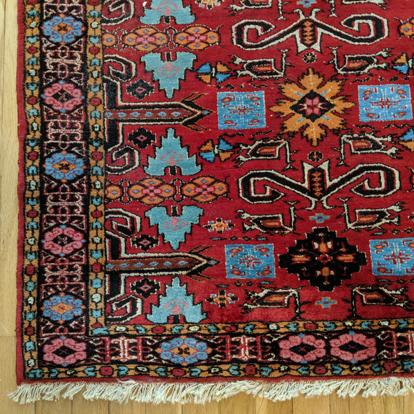 Tribal Rug, 3' 3 x 5' 3 Red
