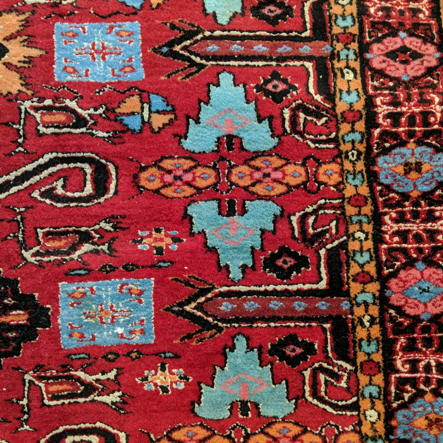 Tribal Rug, 3' 3 x 5' 3 Red