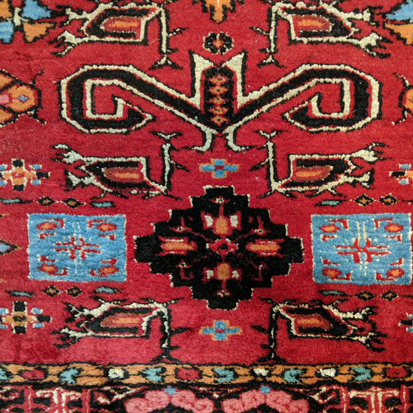 Tribal Rug, 3' 3 x 5' 3 Red