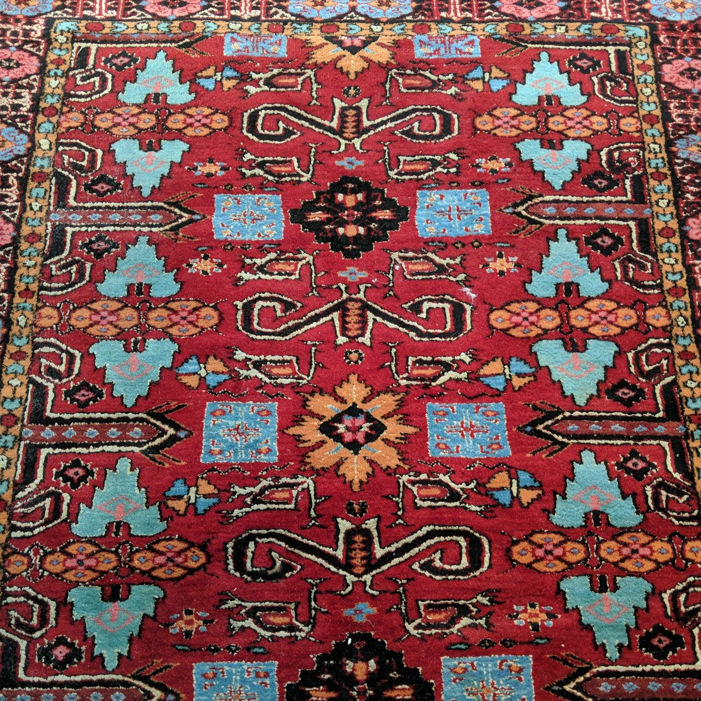 Tribal Rug, 3' 3 x 5' 3 Red