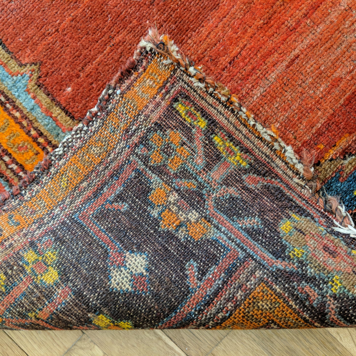 Turkish Rug, 3' 5 x 6' Red
