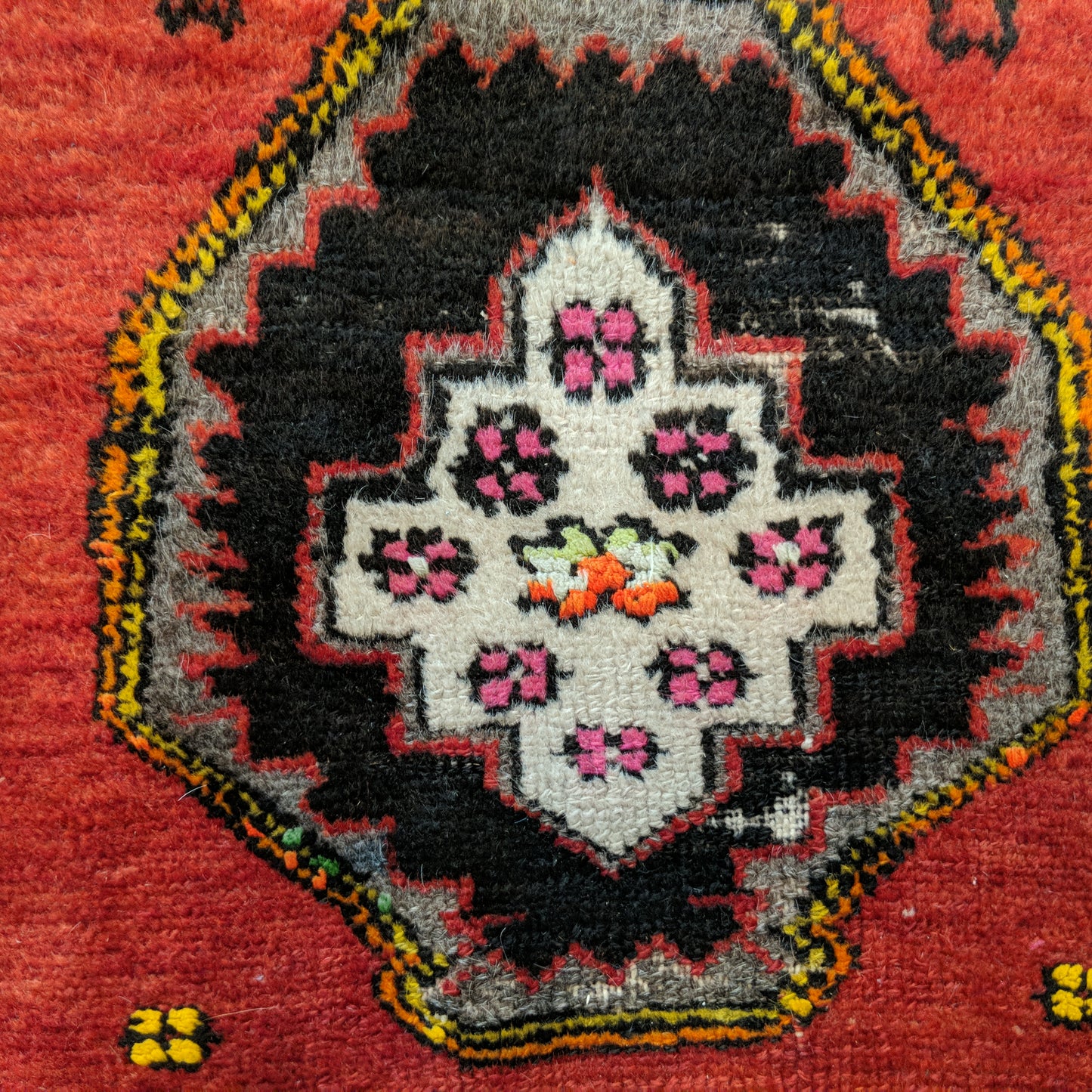 Turkish Rug, 1' 10 x 3' 1 Red Yastik
