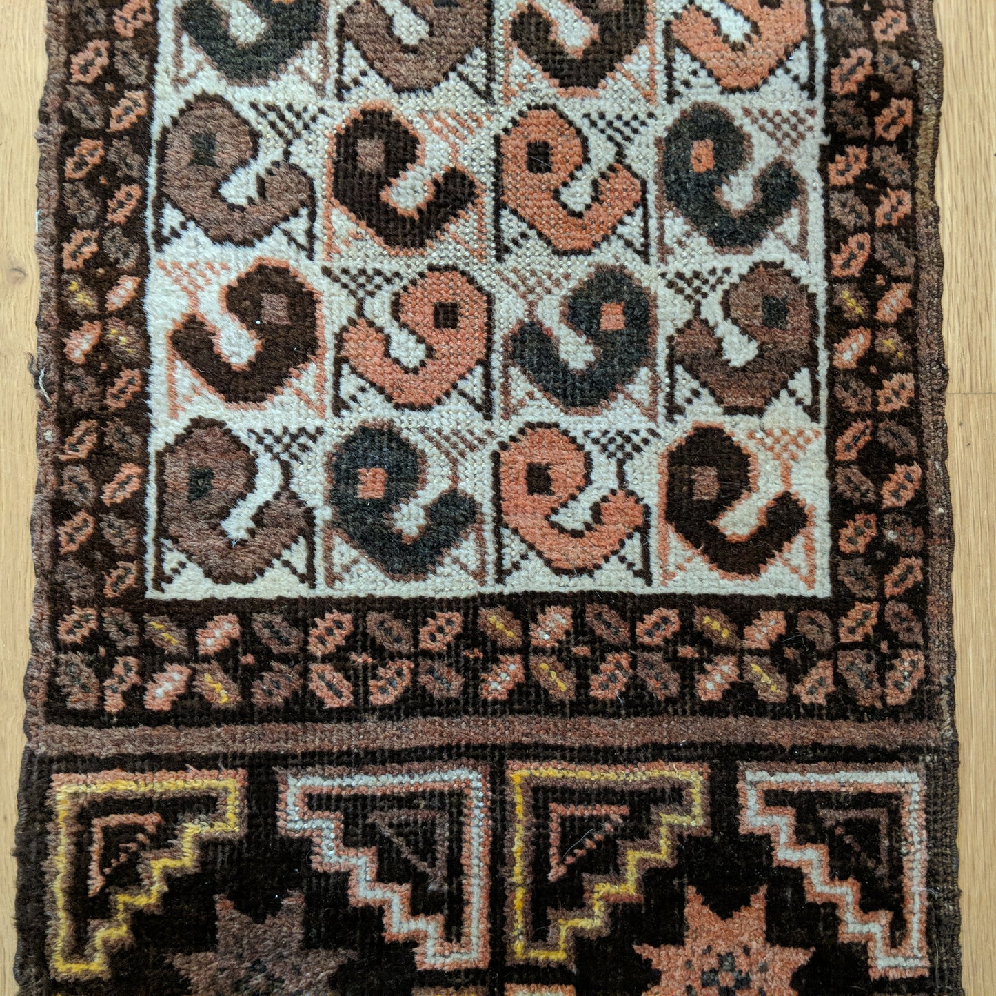 Turkish Rug, 1' 5 x 3' 8 Ivory Yastik