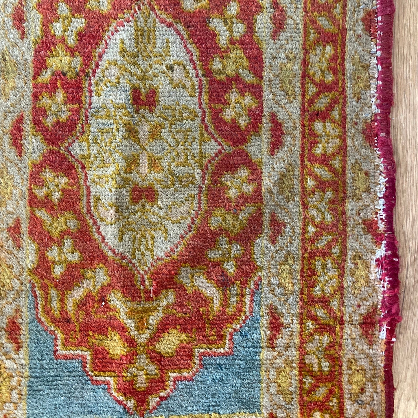 Turkish Rug, 1' 4 x 2' 11 Beige Yastik