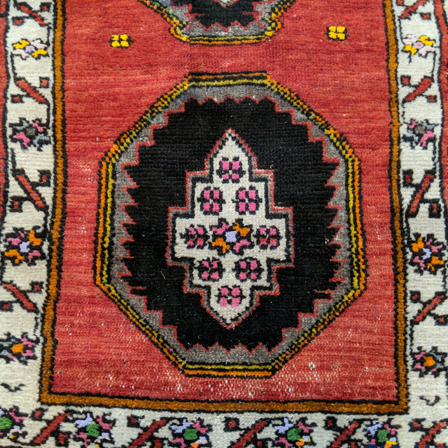 Turkish Rug, 1' 10 x 3' 1 Red Yastik