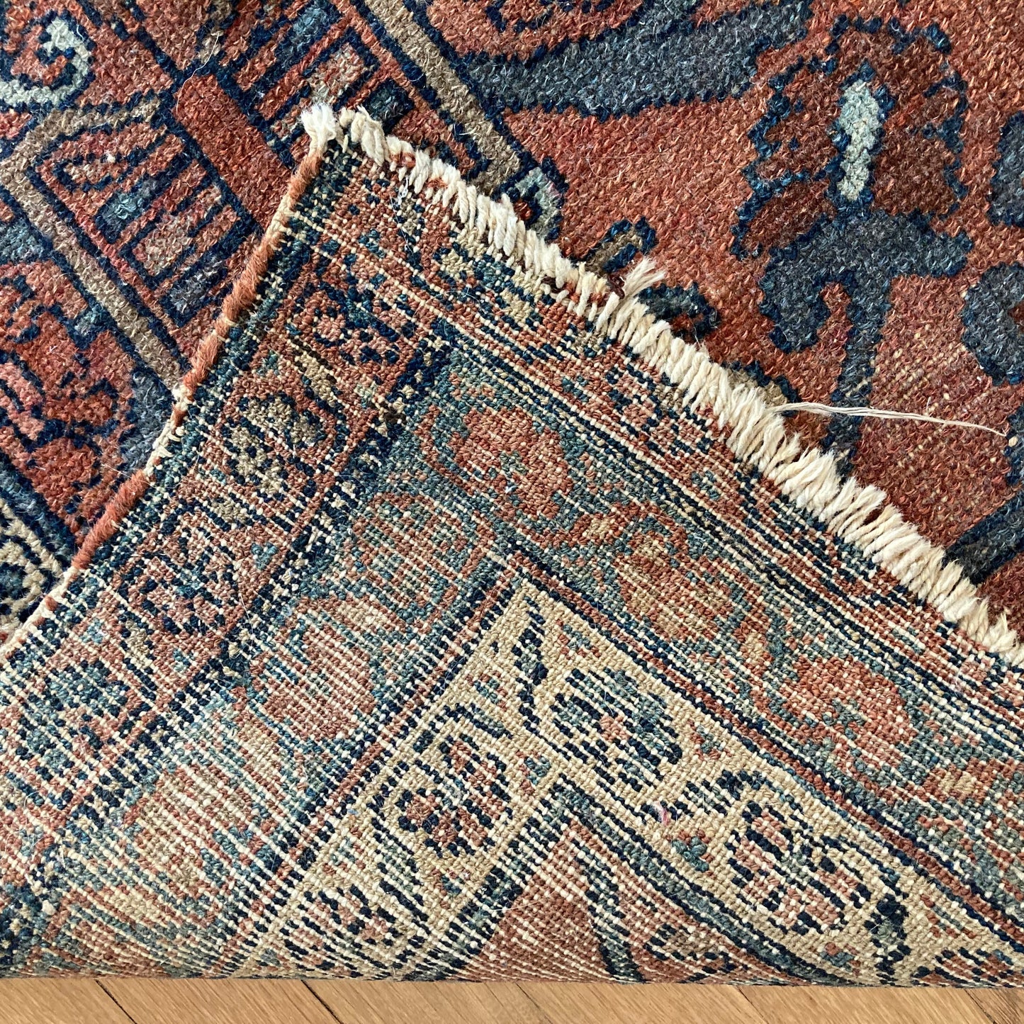 Vintage Rug, 3' 4 x 6' 1 Red Brown