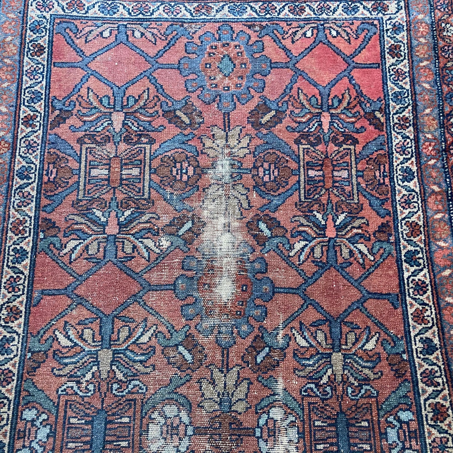 Vintage Rug, 3' 4 x 6' 1 Red Brown