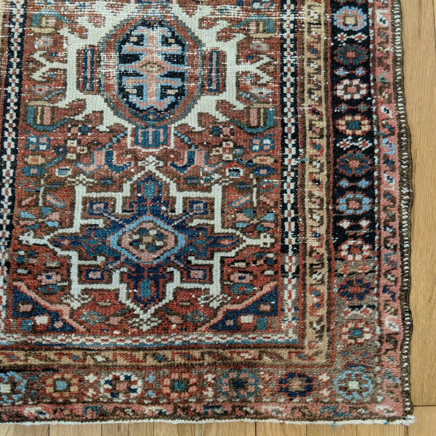 Vintage Rug, 2' 1 x 2' 10 Red