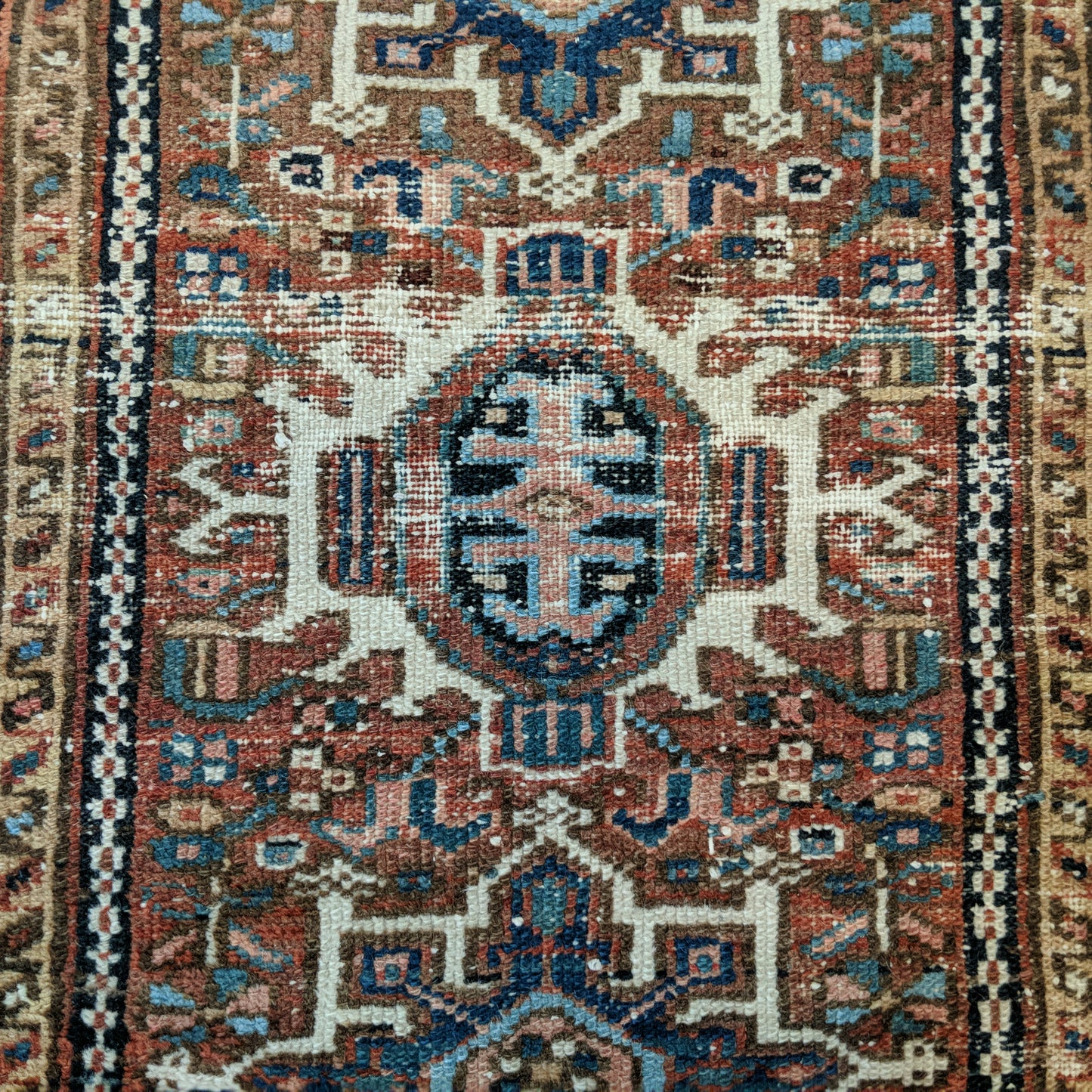 Vintage Rug, 2' 1 x 2' 10 Red