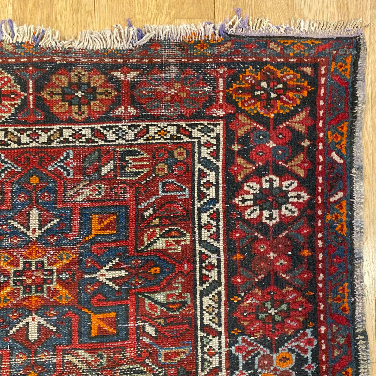 Vintage Rug, 2' 11 x 4' 5 Red