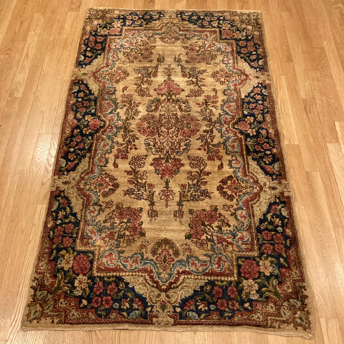 Vintage Rug, 3' 1 x 5' 5 Cream